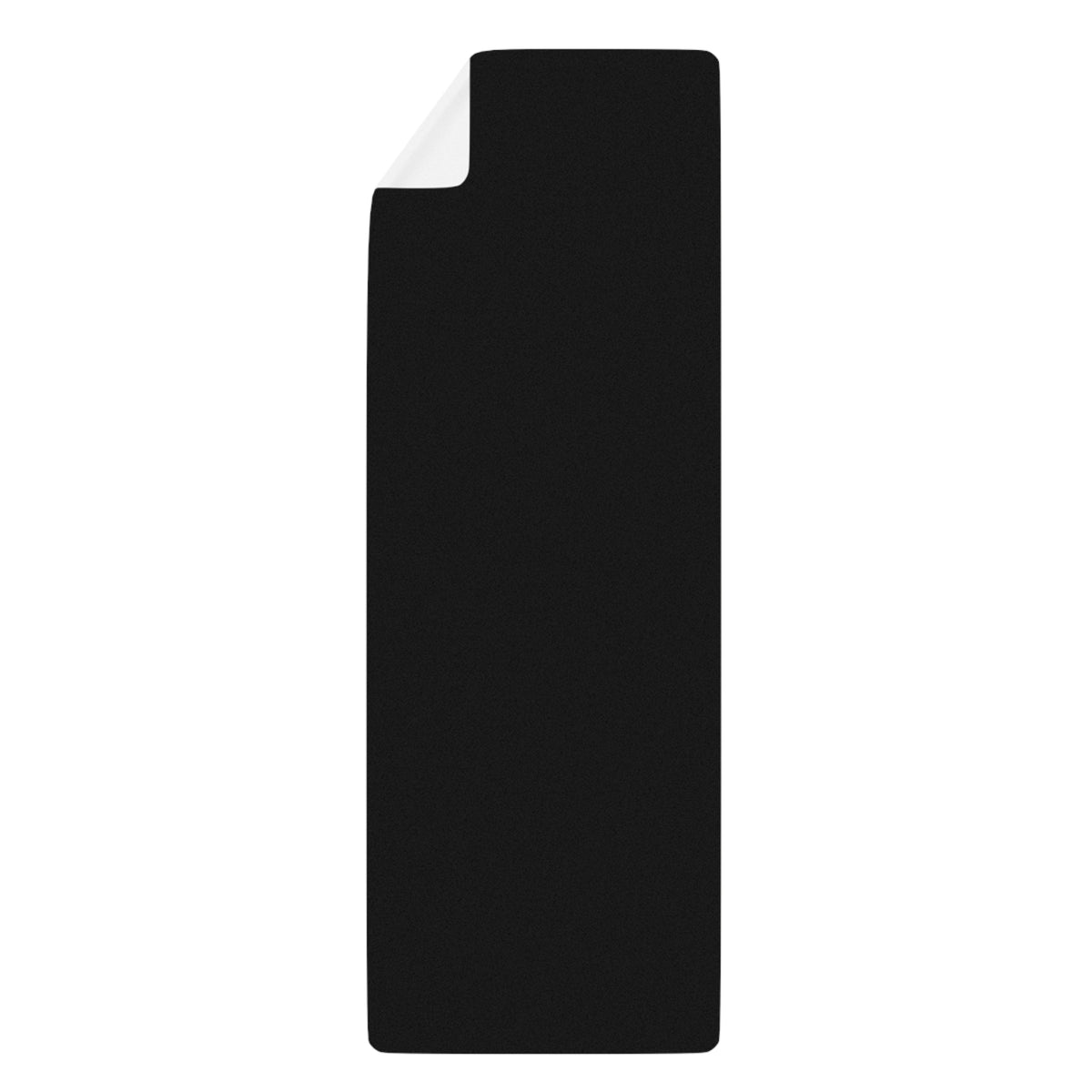 White Rubber Yoga Mat — Gold VYBE Hot Yoga Logo, Non-Slip Exercise Mat for Hot Yoga & Pilates