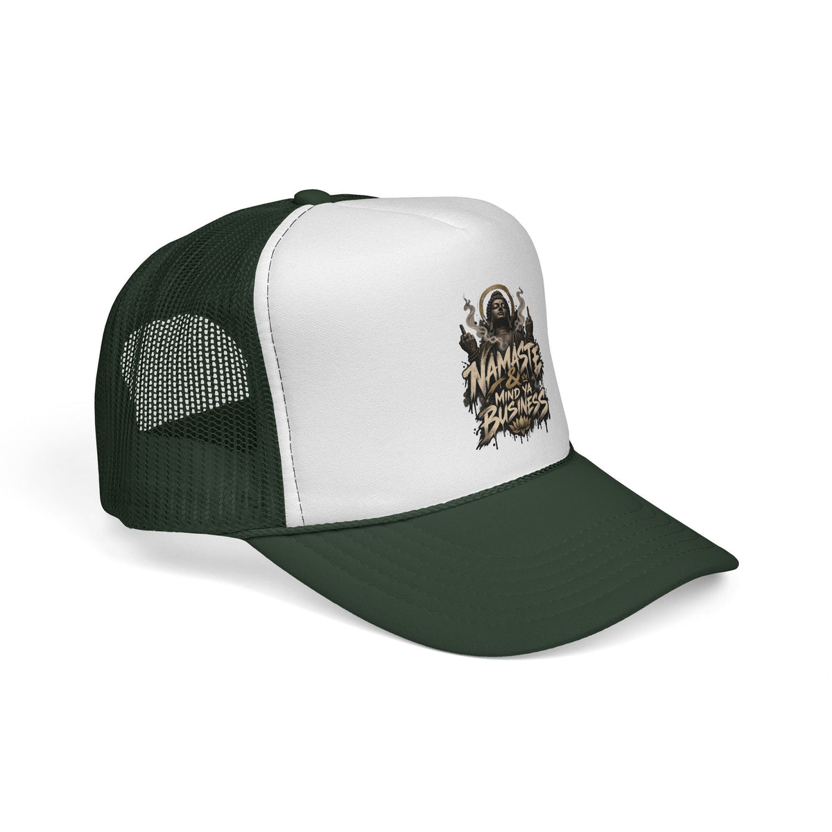 Namaste Mind Ya Business Trucker Cap