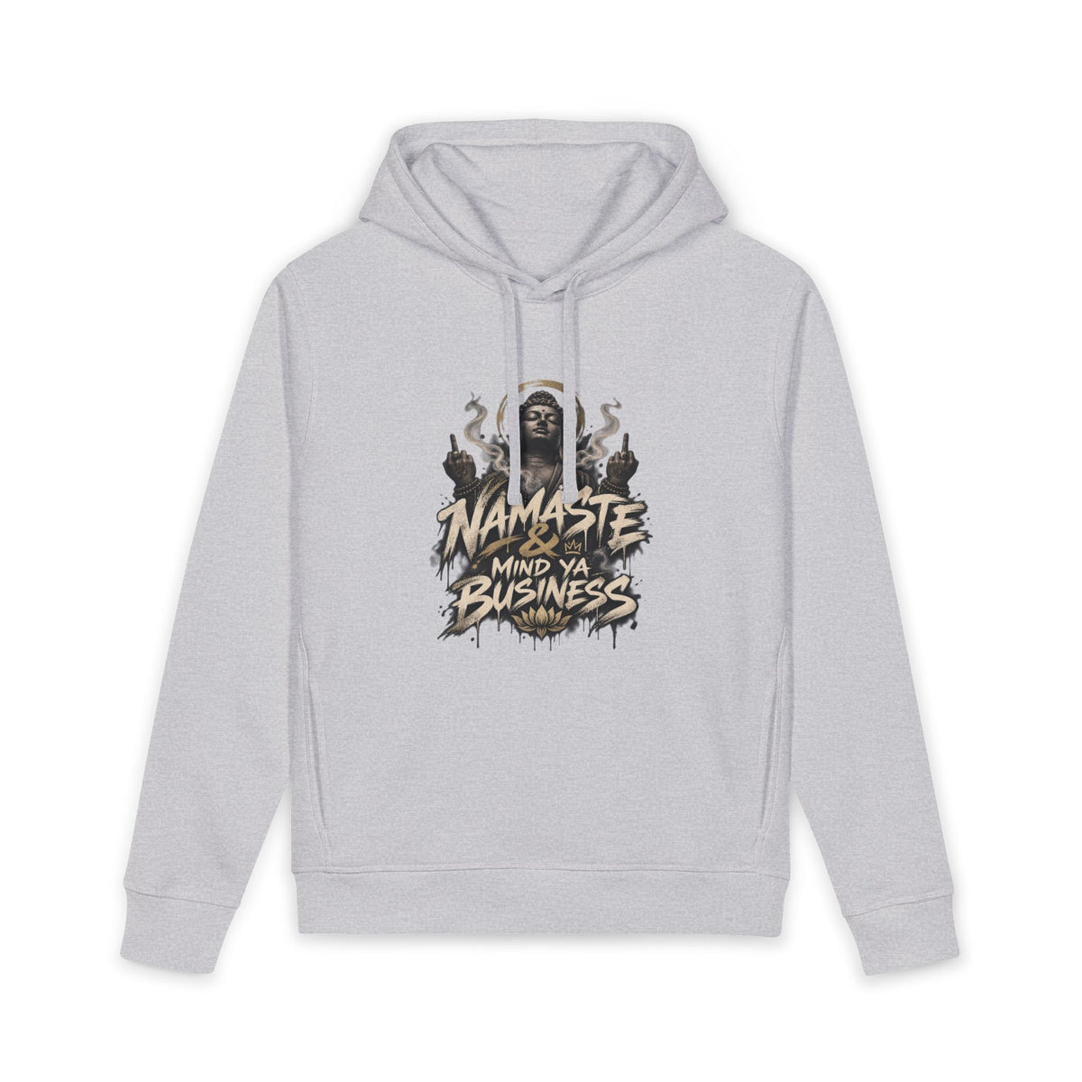 Hoodie — "Namaste Mind Ya Business" Graphic Hoodie
