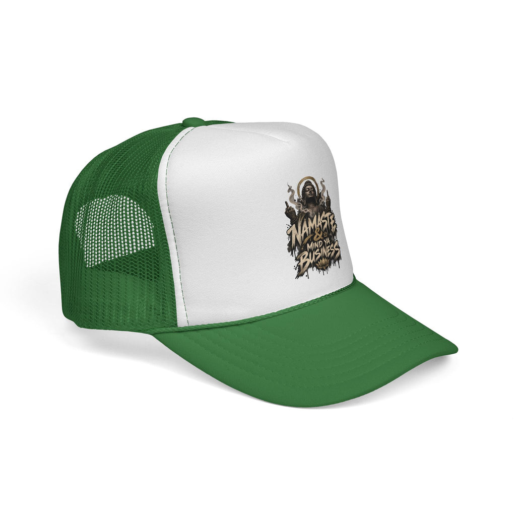 Namaste Mind Ya Business Trucker Cap