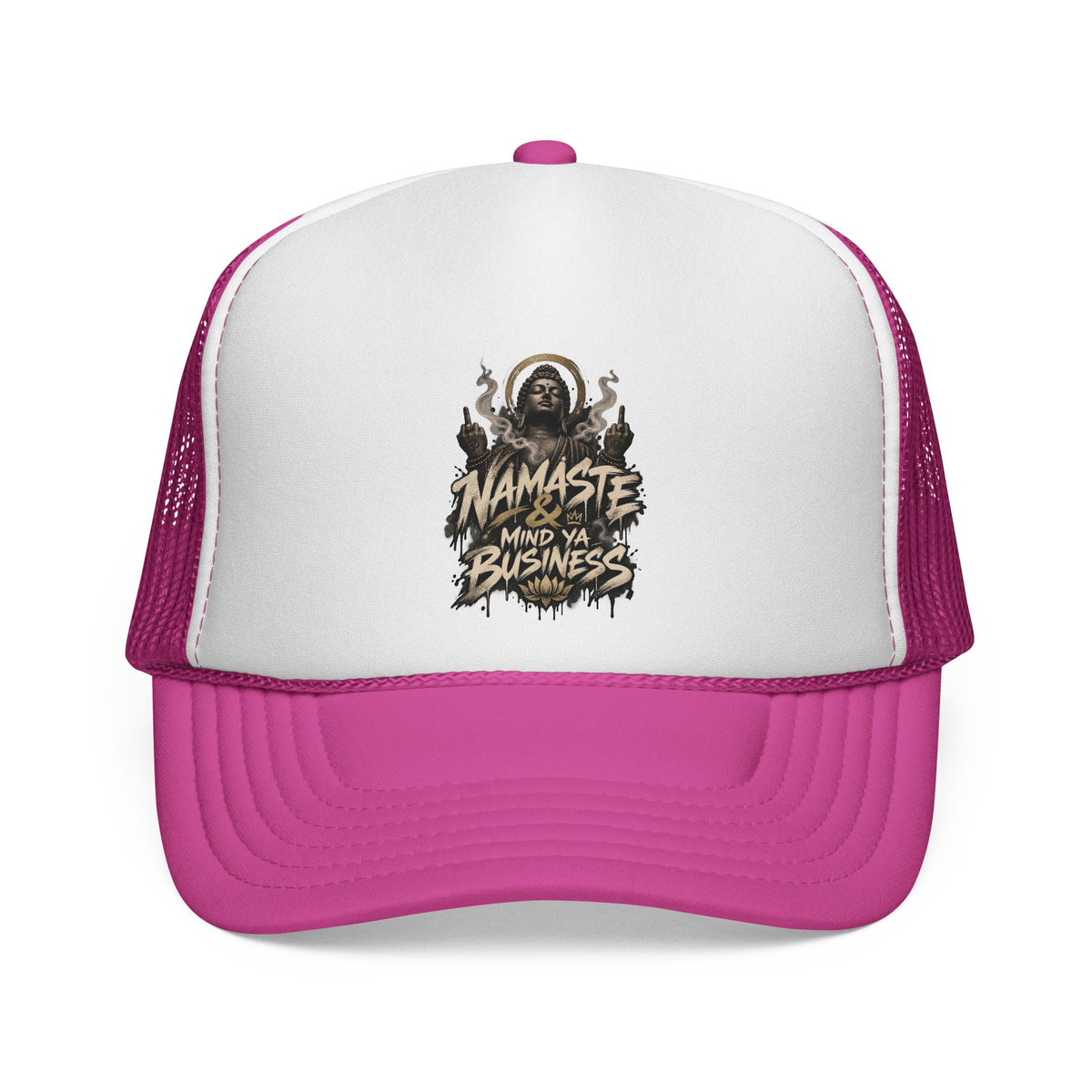 Namaste Mind Ya Business Trucker Cap