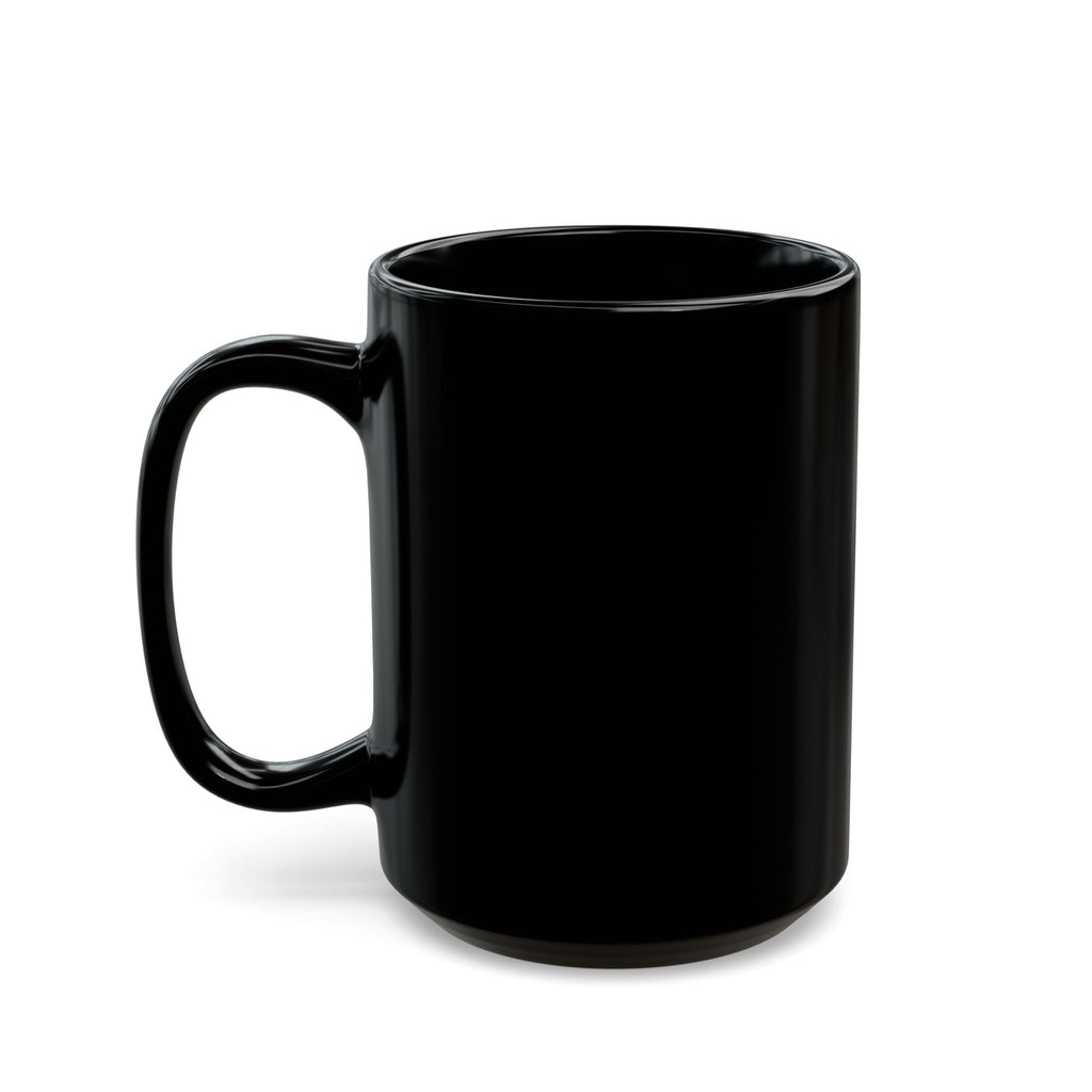 High Vibes Low Bullshit Black Mug — Edgy Coffee Cup for Bold Women