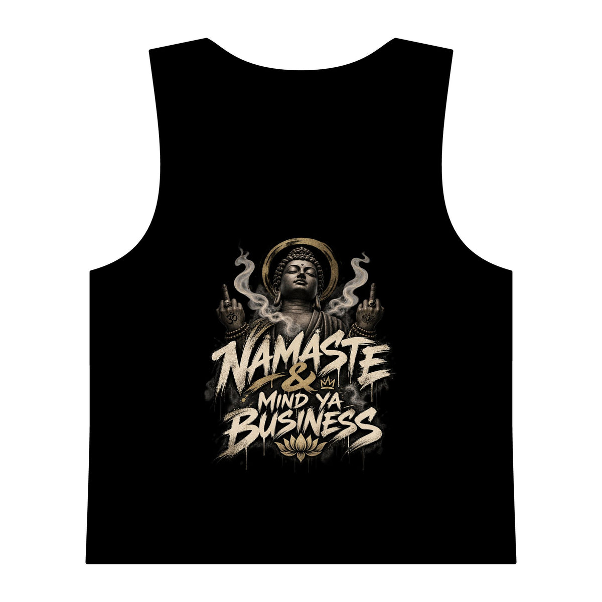 Namaste Mind Ya Business Crop Tank — Women's Yoga Active Tank Top