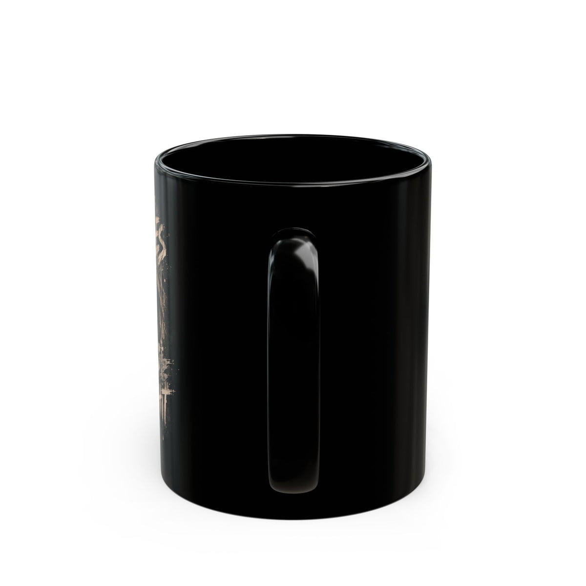 High Vibes Low Bullshit Black Mug — Edgy Coffee Cup for Bold Women