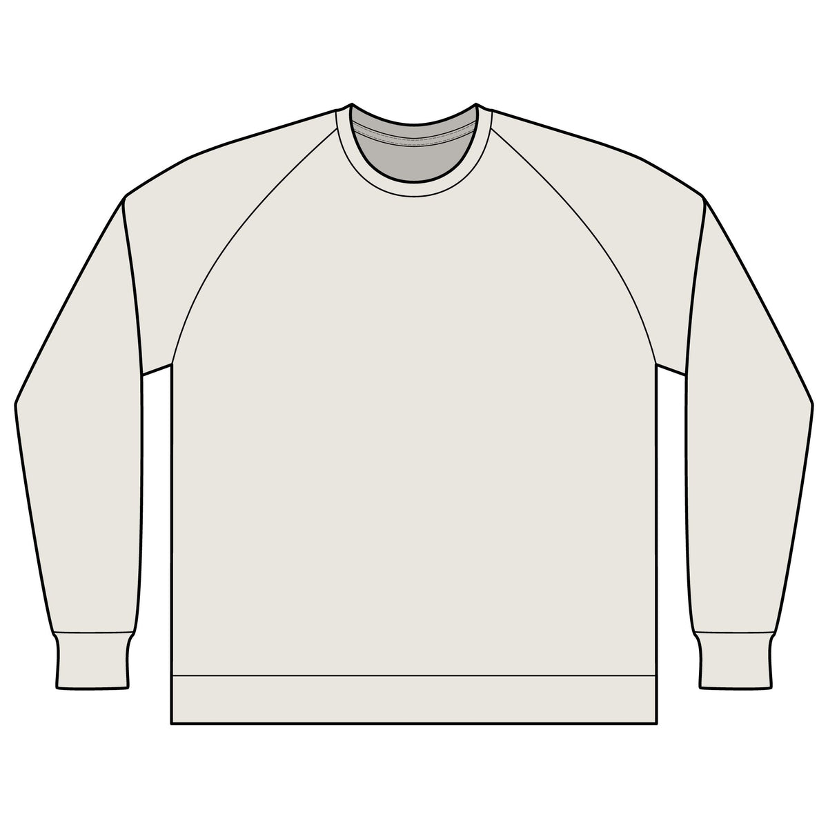 Lightweight Loopback Terry Crewneck Sweatshirt