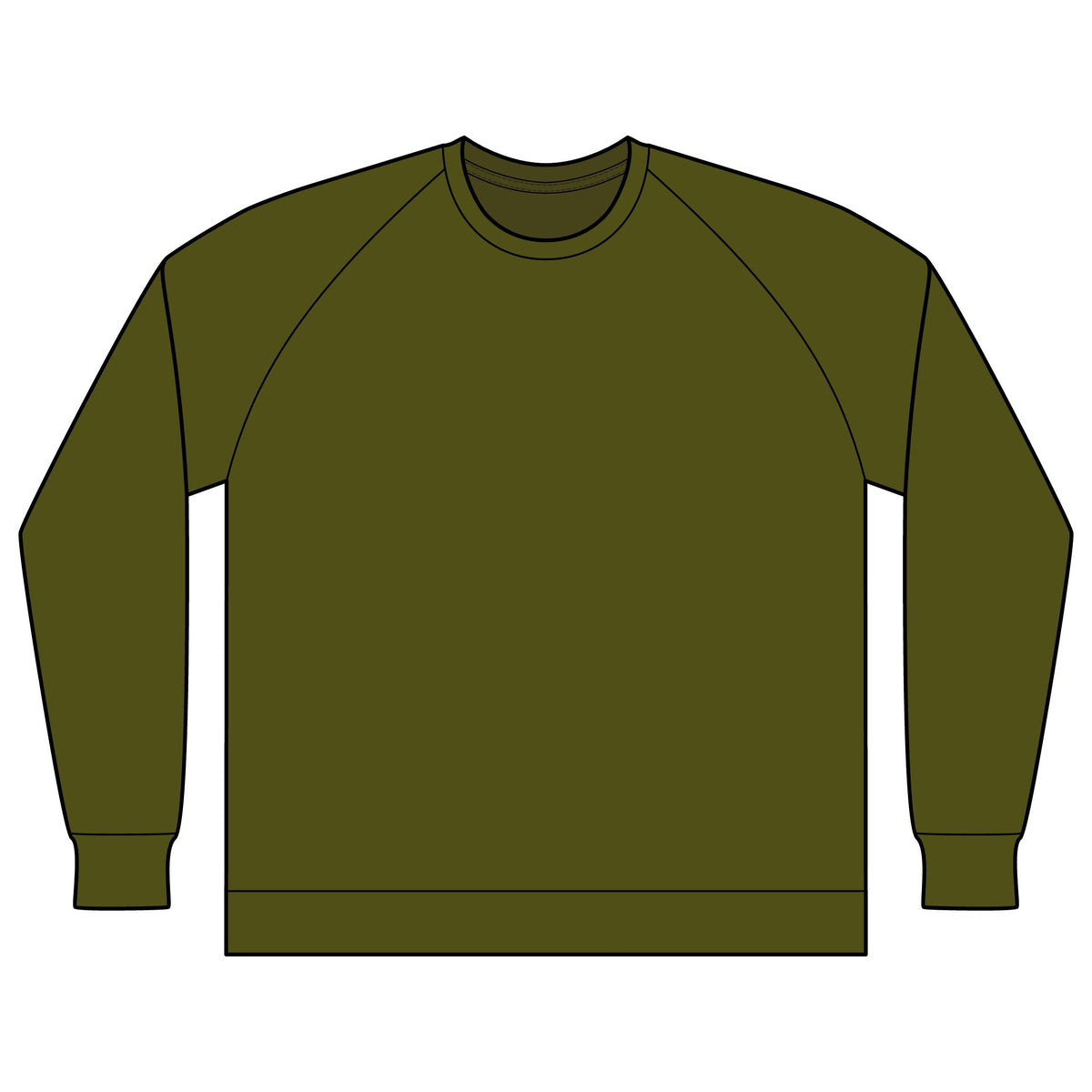 Lightweight Loopback Terry Crewneck Sweatshirt