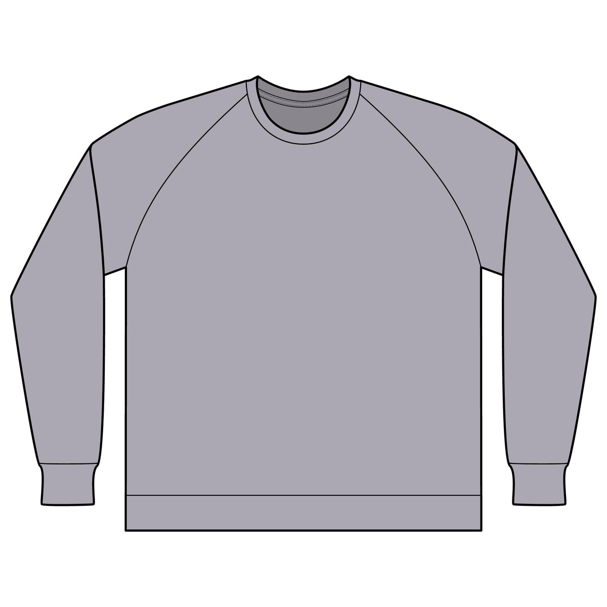 Lightweight Loopback Terry Crewneck Sweatshirt