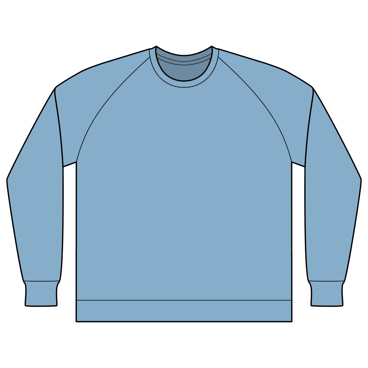 Lightweight Loopback Terry Crewneck Sweatshirt