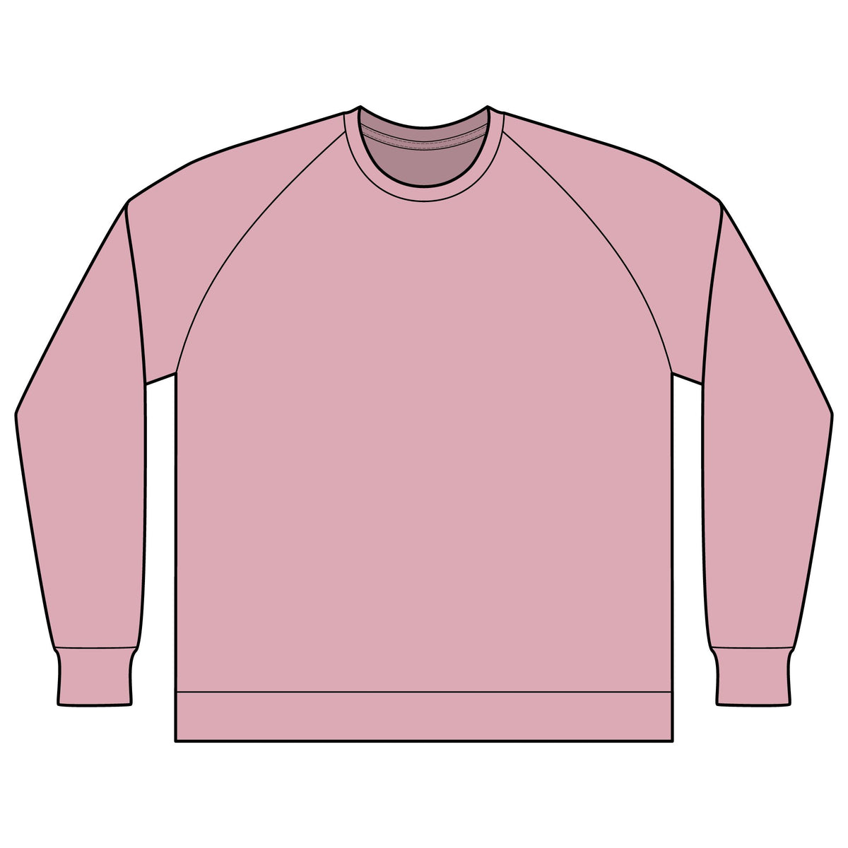 Lightweight Loopback Terry Crewneck Sweatshirt