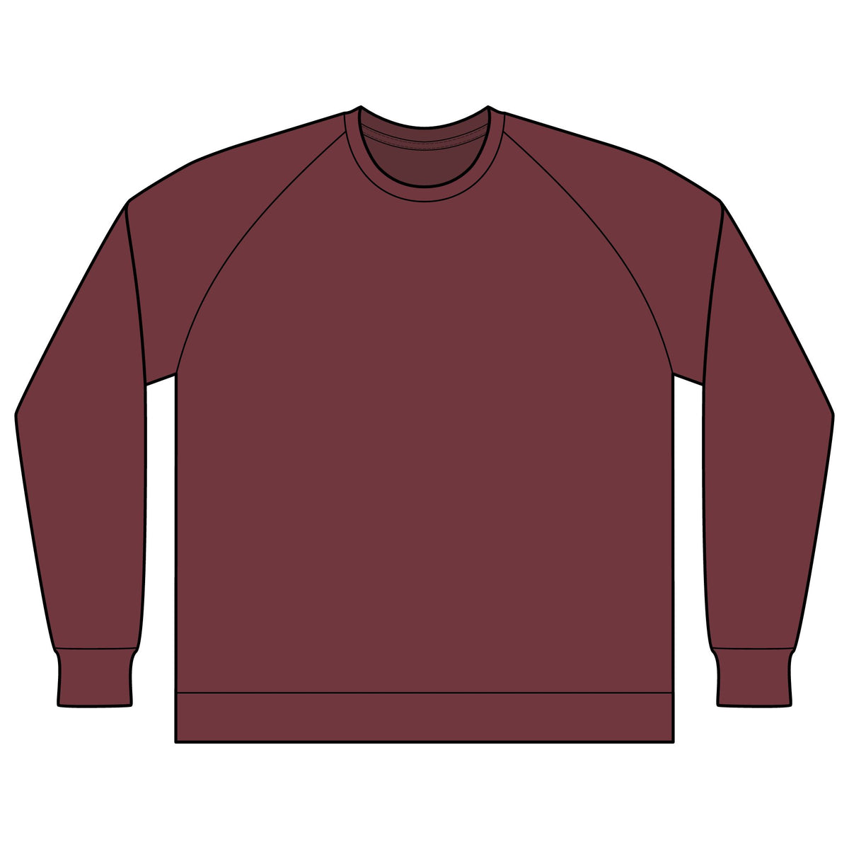 Lightweight Loopback Terry Crewneck Sweatshirt
