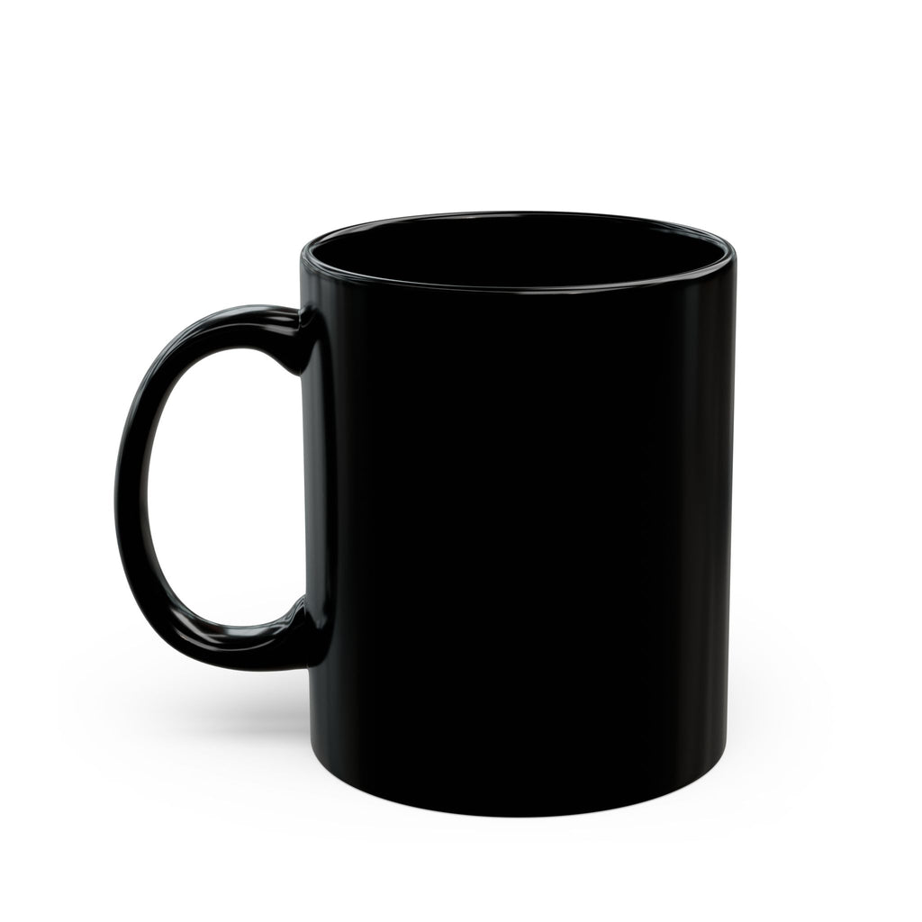 High Vibes Low Bullshit Black Mug — Edgy Coffee Cup for Bold Women