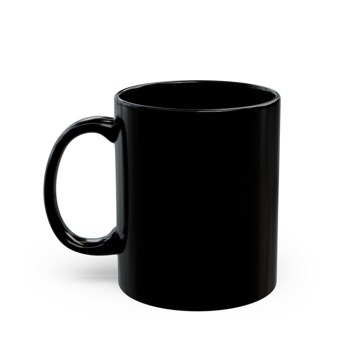 High Vibes Low Bullshit Black Mug — Edgy Coffee Cup for Bold Women
