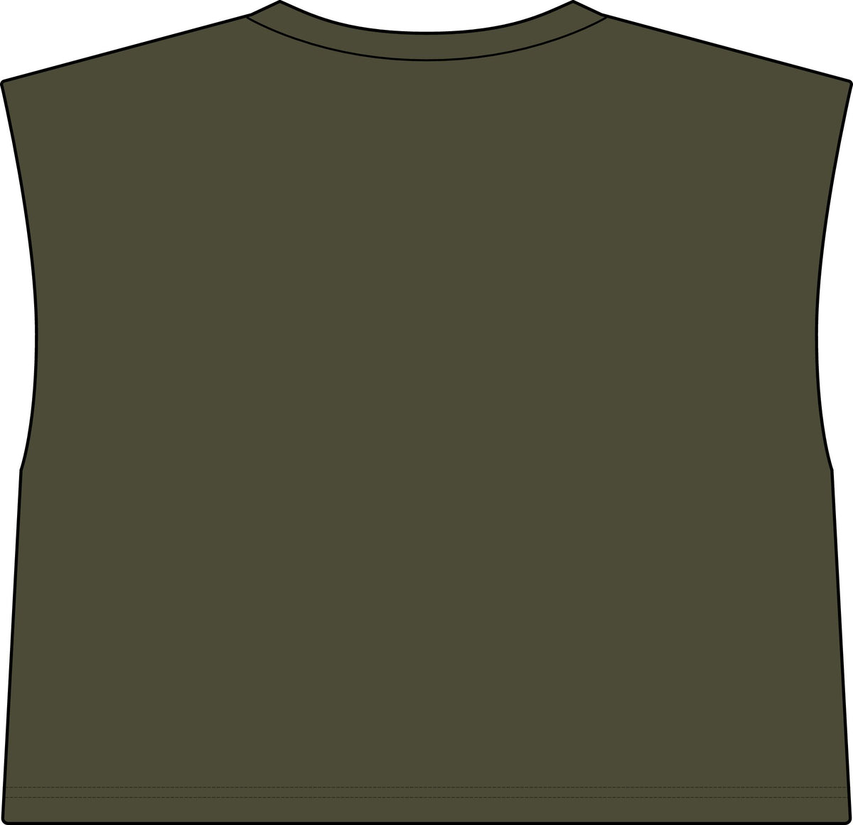 Women's Garment-Dyed Heavyweight Muscle Tee