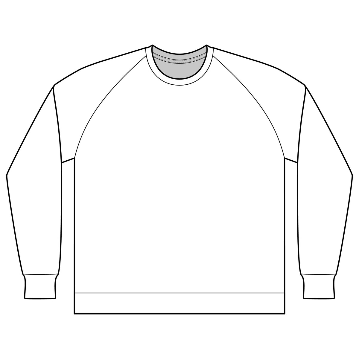 Lightweight Loopback Terry Crewneck Sweatshirt