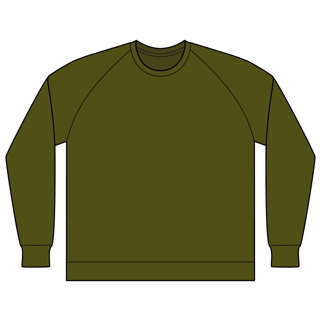 Lightweight Loopback Terry Crewneck Sweatshirt