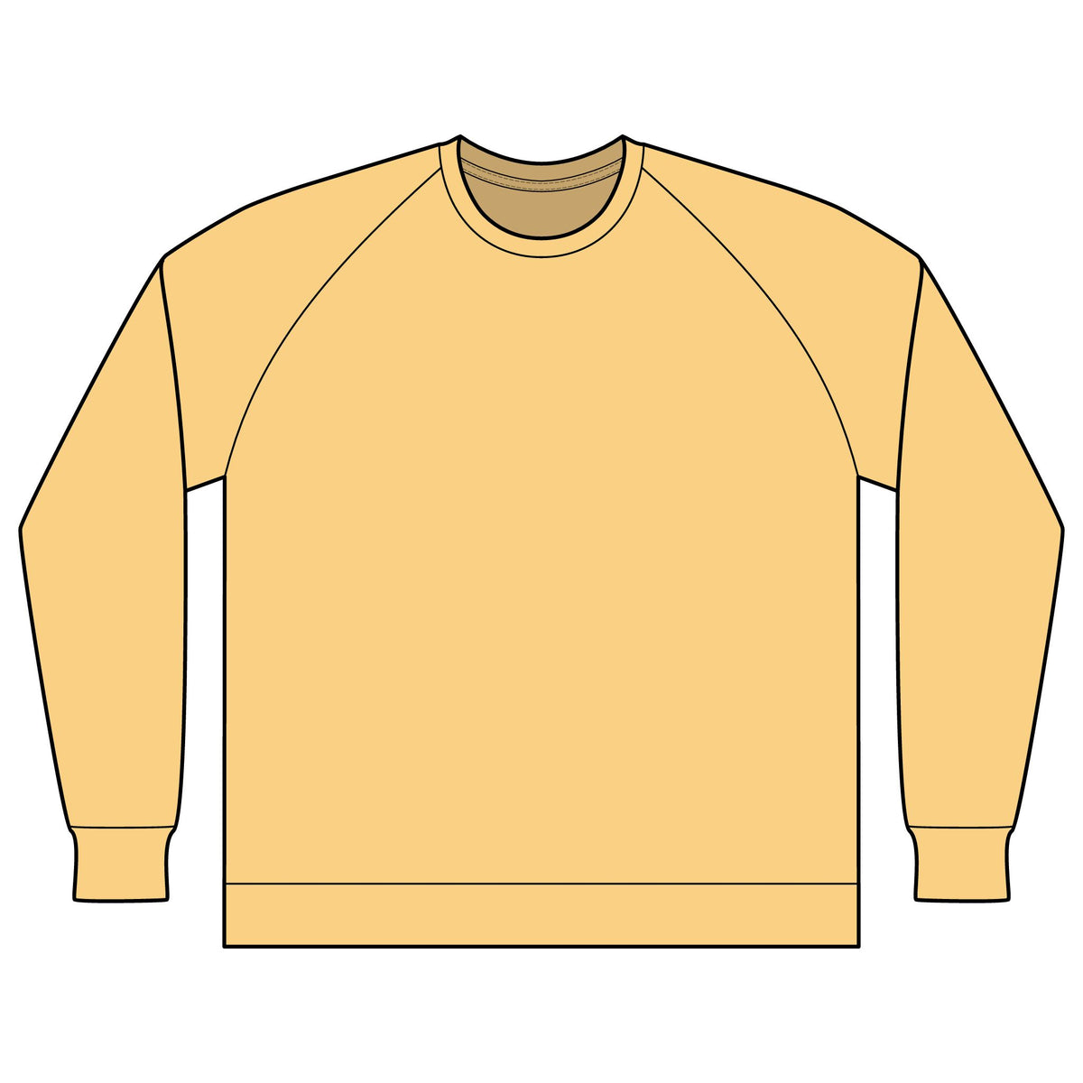 Lightweight Loopback Terry Crewneck Sweatshirt