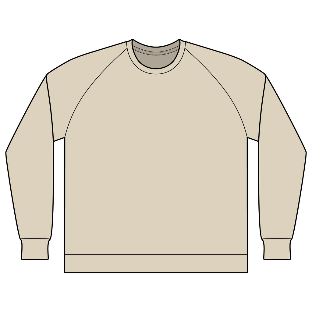 Lightweight Loopback Terry Crewneck Sweatshirt