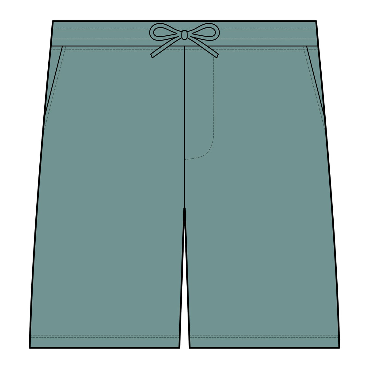 Unisex Pigment-Dyed Fleece Shorts