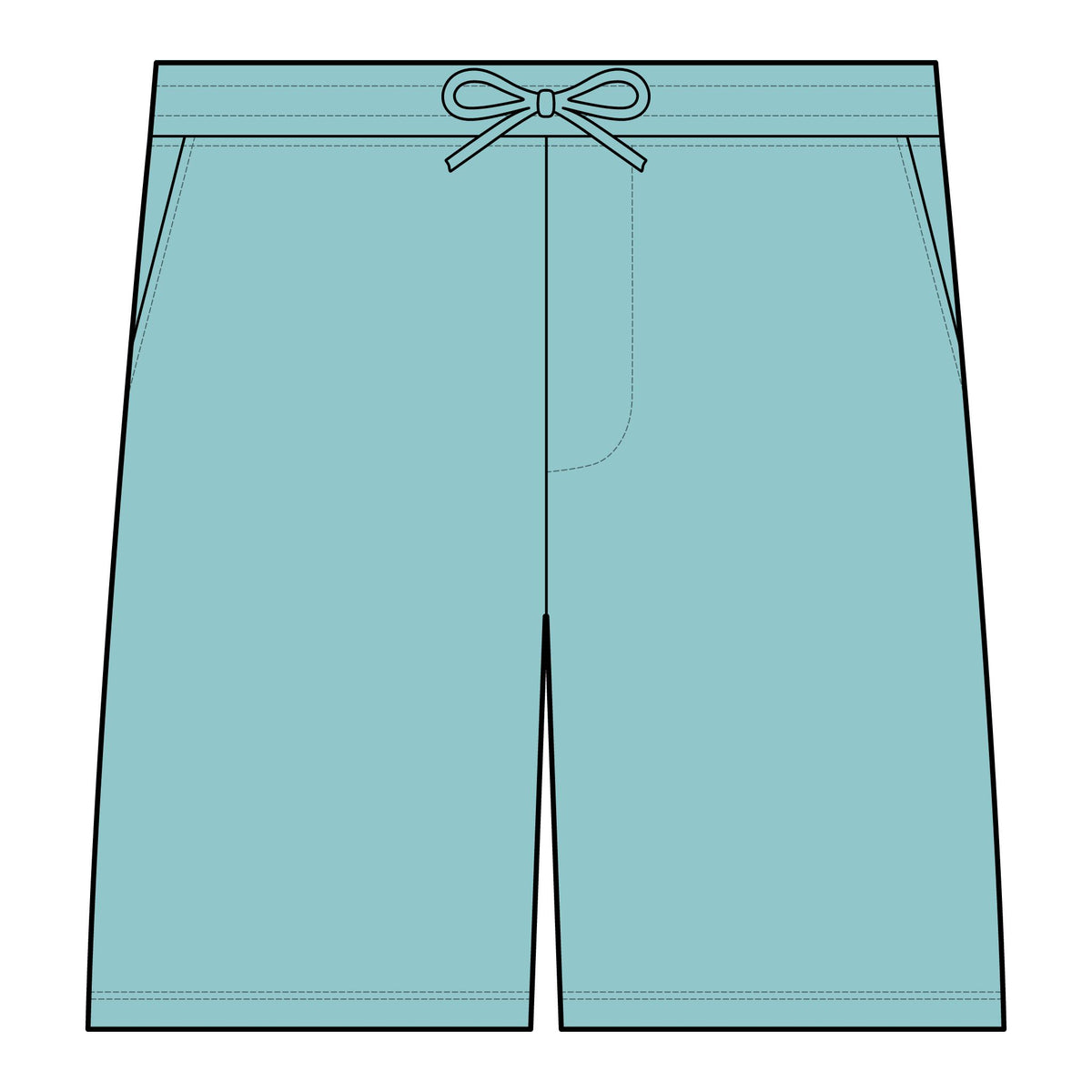 Unisex Pigment-Dyed Fleece Shorts