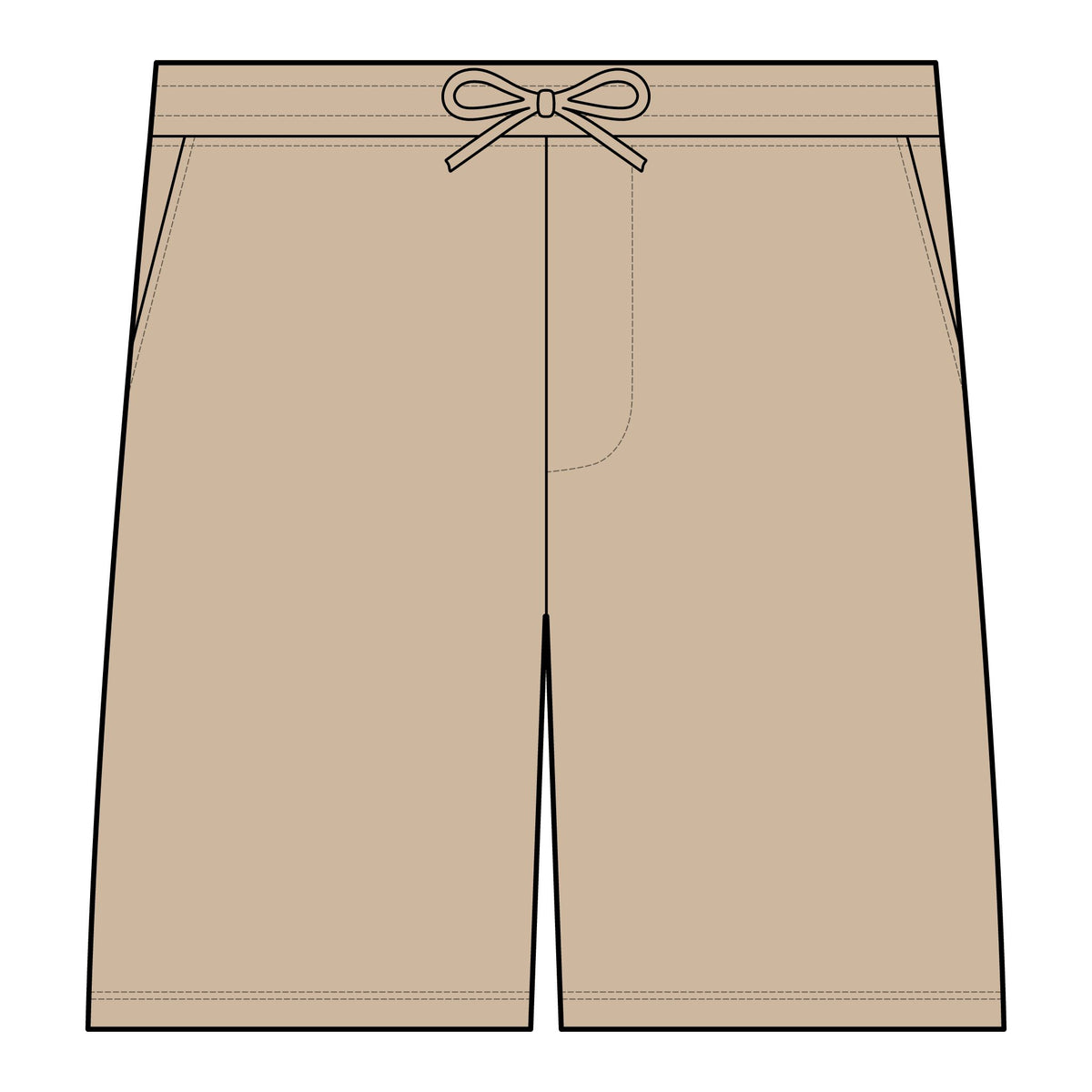 Unisex Pigment-Dyed Fleece Shorts