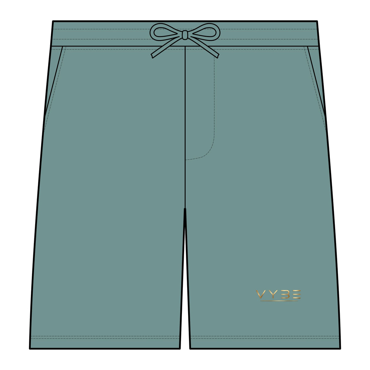 Unisex Pigment-Dyed Fleece Shorts