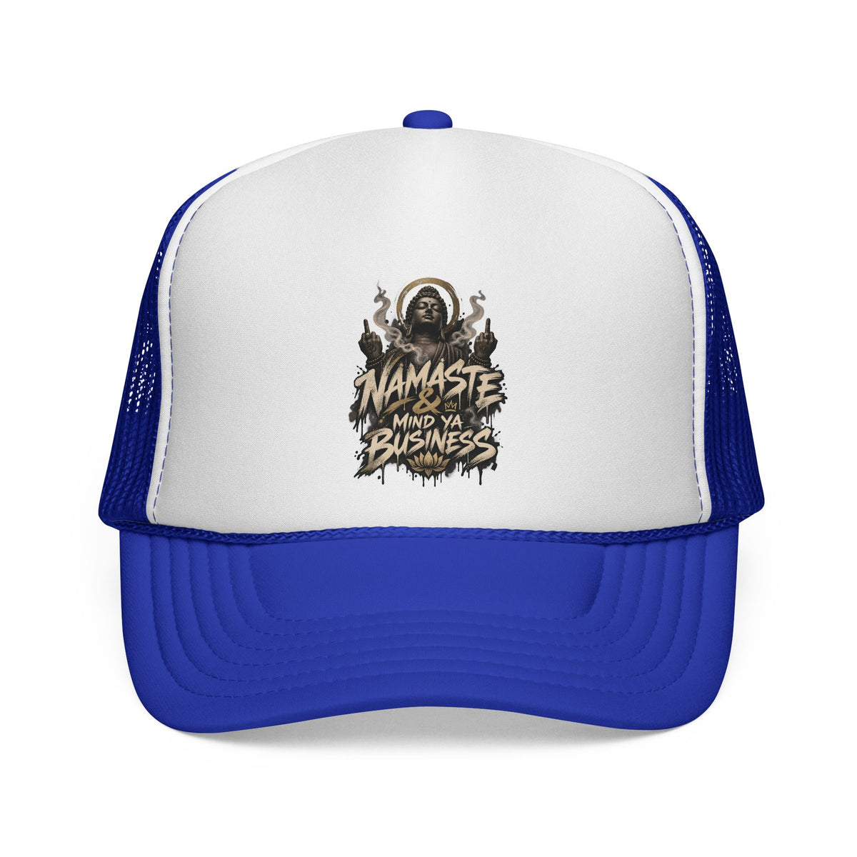Namaste Mind Ya Business Trucker Cap