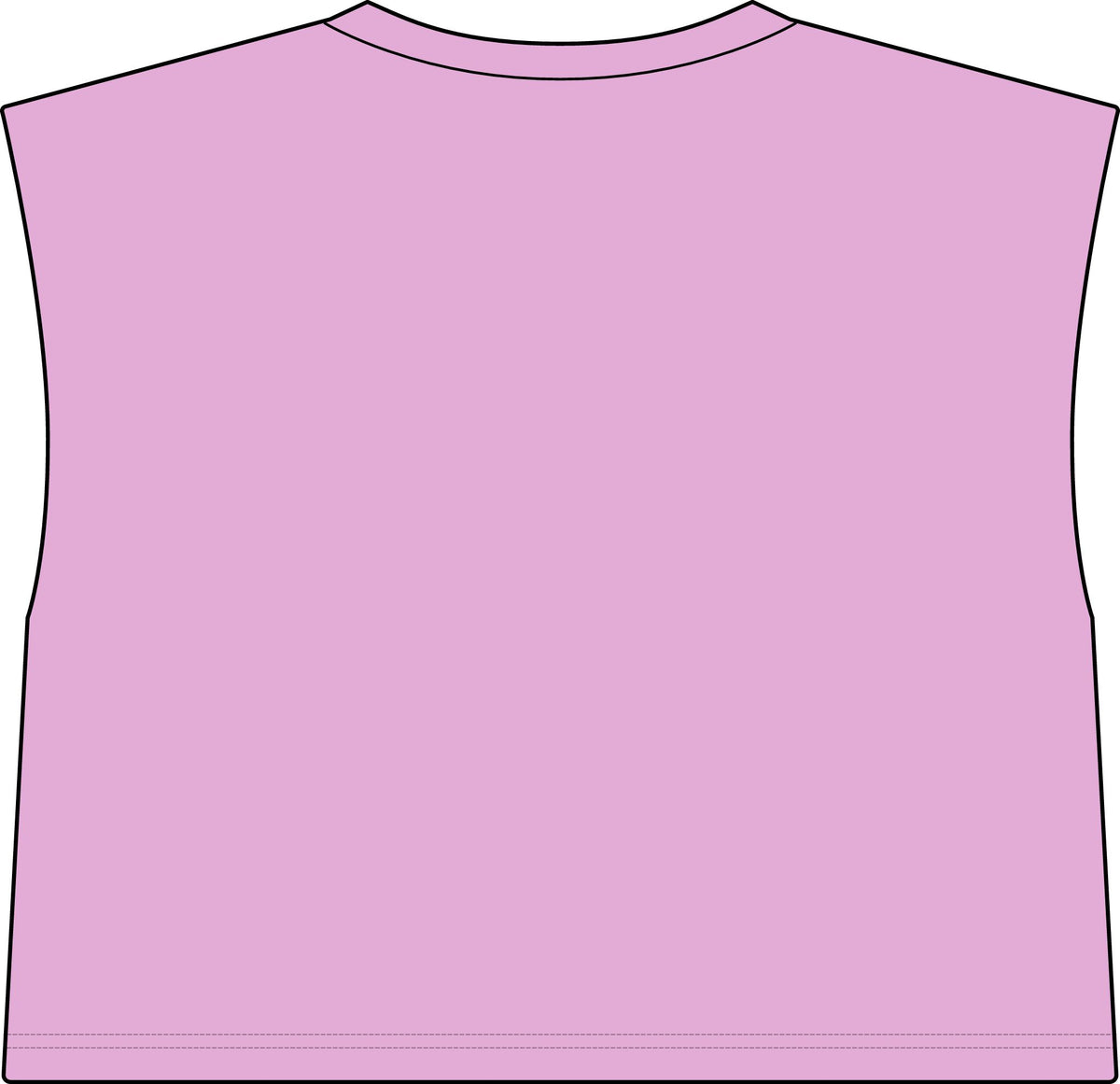 Women's Garment-Dyed Heavyweight Muscle Tee