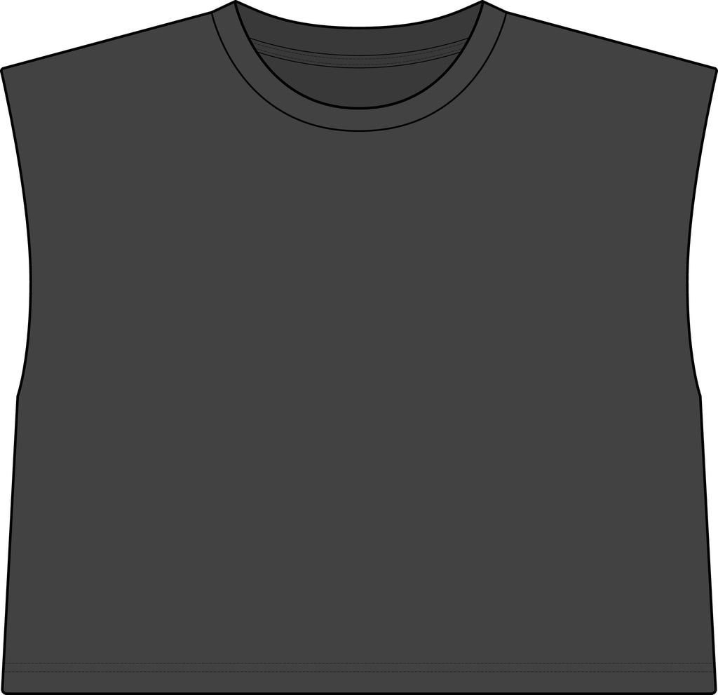 Women's Garment-Dyed Heavyweight Muscle Tee