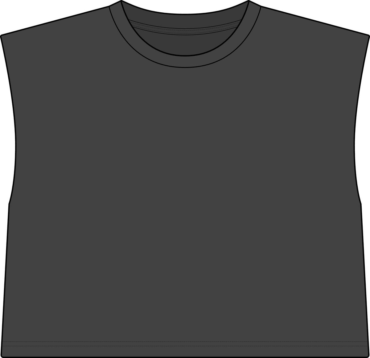 Women's Garment-Dyed Heavyweight Muscle Tee