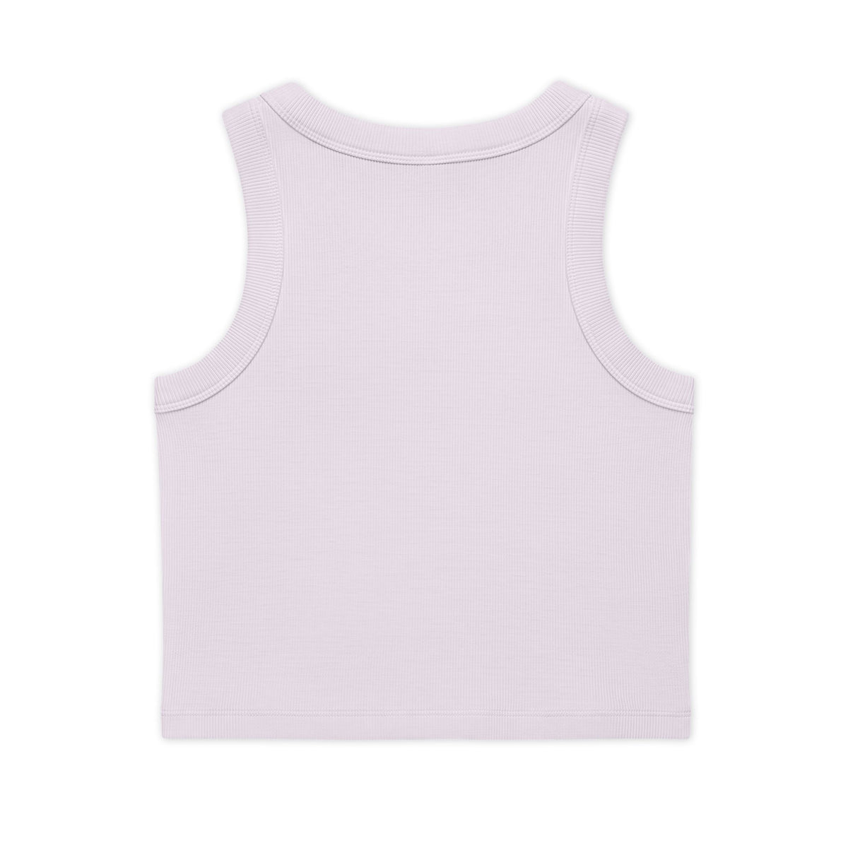 VYBE Gold Logo Rib Crop Tank — Women's Organic Cotton