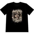 High Vibes Low Bullshit T-Shirt — Retro Graphic Tee for Free-Spirited Women & Men
