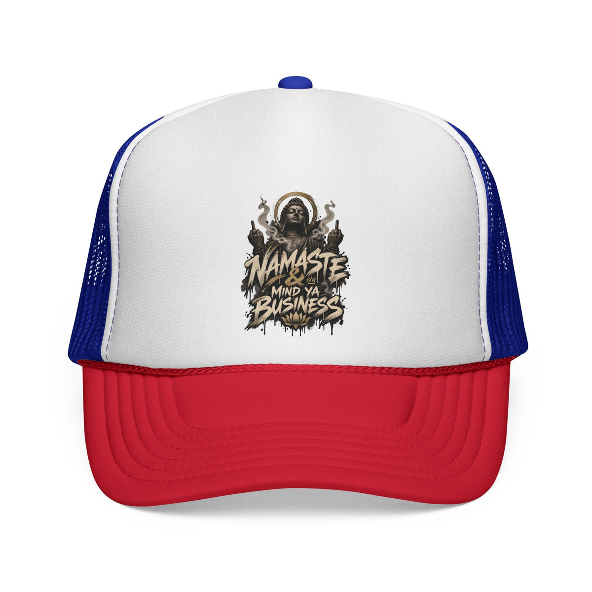 Namaste Mind Ya Business Trucker Cap